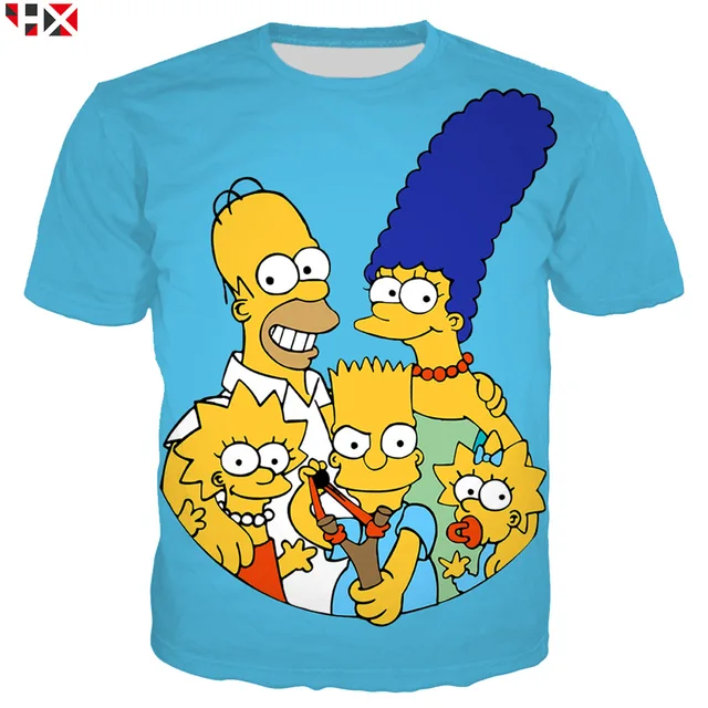 New 3D Print The Simpsons High Quality Men T Shirt Sweatshirt Men Women