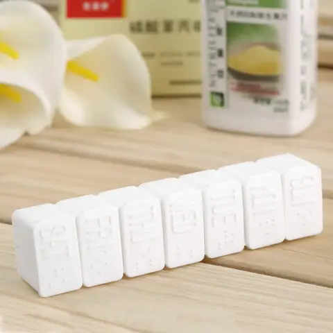 Weekly Pill Box 7 Days Holder Medicine Storage Tablet Divider Drug Container Travel Pill Case Splitters Mini Box