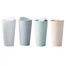 Маленькая мини-мусорная корзина для мусора на столе, мусорная корзина из переработанного материала, настольная мусорная корзина для автомобиля, мусорная корзина для дома и офиса