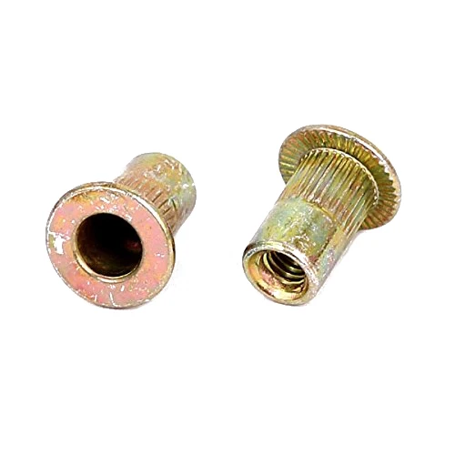

New M3x9mm Knurled Body Flat Head Blind Rivnuts Rivet Nuts Nutserts 300pcs