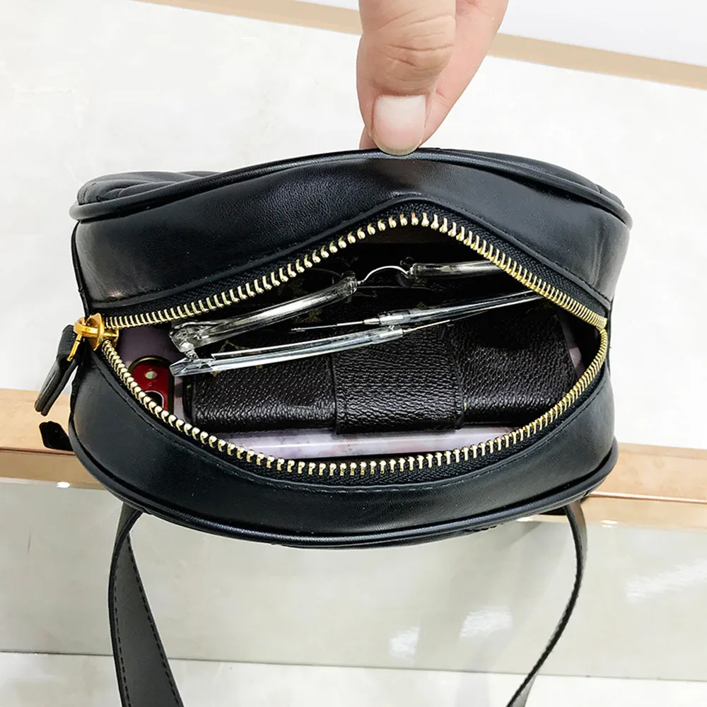 Модная нагрудная сумка женская однотонная кожаная сумка через плечо нагрудная сумка банкетные сумки