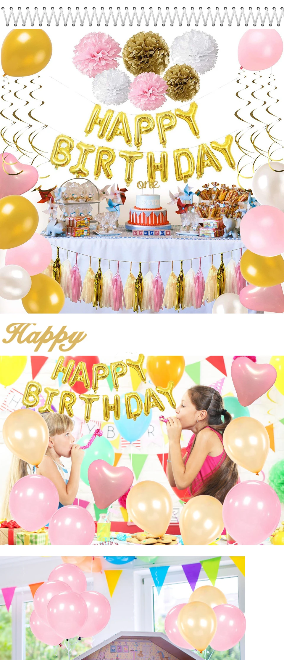 Nastasia Birthday Decoration Balloon 32 Inch Baby Shower Girls First Birthday Party Anniversaire Fille Fiestas Infantiles Ballons Accessories Aliexpress