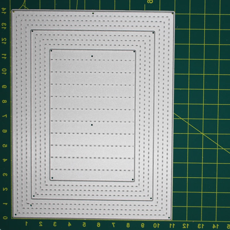 Прямоугольная рамка для резки металла, штампы для скрапбукинга, для создания карт, альбом для тиснения, ремесла 14*11 см