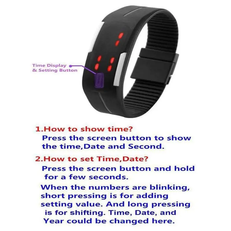 Светодиодный спортивные бег часы Дата Браслет цифровые наручные часы спортивные часы женские мужские часы Saat Relogio дропшиппинг