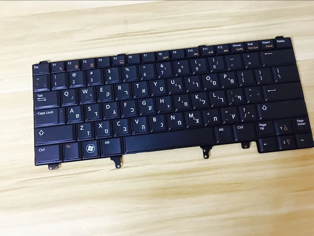 New Laptop keyboard for Dell Latitude E5420  E5430 E6440 E6220 E6230 E6320 E6330 E6420 E6430 XT3 HB/HEBREW layout