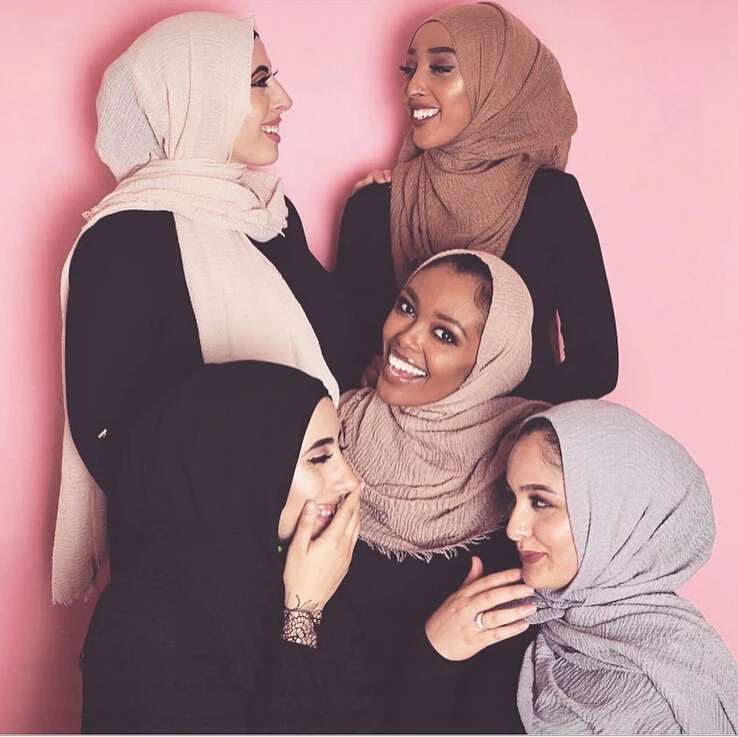 Цена, 70*180 см, Женский мусульманский хиджаб, шарф, femme musulman, мягкий хлопок, платок, исламский хиджаб, шали и обертывания