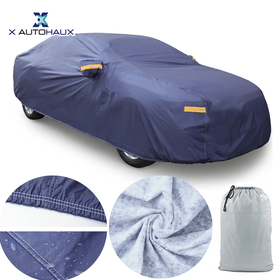 Lona Funda Coche Cubierta Cubre Anti-UV Nieve Polvo Lluvia Protección