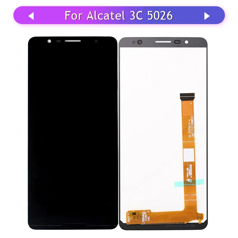 

Full LCD For Alcatel 3C 5026 5026A 5026D OT5026 LCD Display Touch Screen Touch Panel Glass Sensor Digitizer Assembly