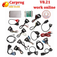 Полный набор carprog V8.21 идеальный интернет-версия Ремонт Инструмент ЭКЮ Чип Tunning инструмент гораздо лучше, чем автомобиль прог V9.31