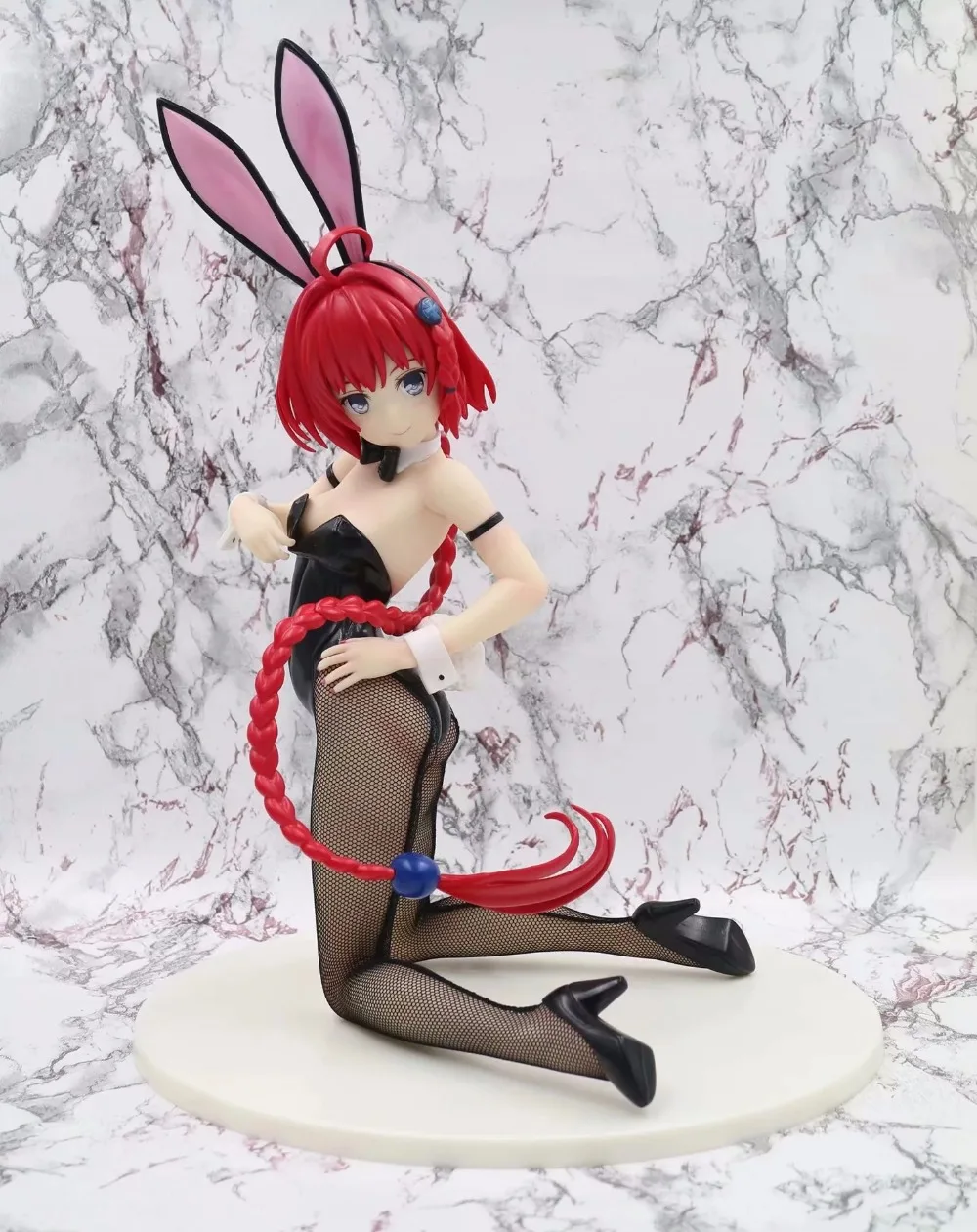 

33cm To Love Darkness Sexy Kurosaki Meia Bunny Kneeling Ver Model PVC 1/4 Scale Painted Creative Anime Action Figure Doll
