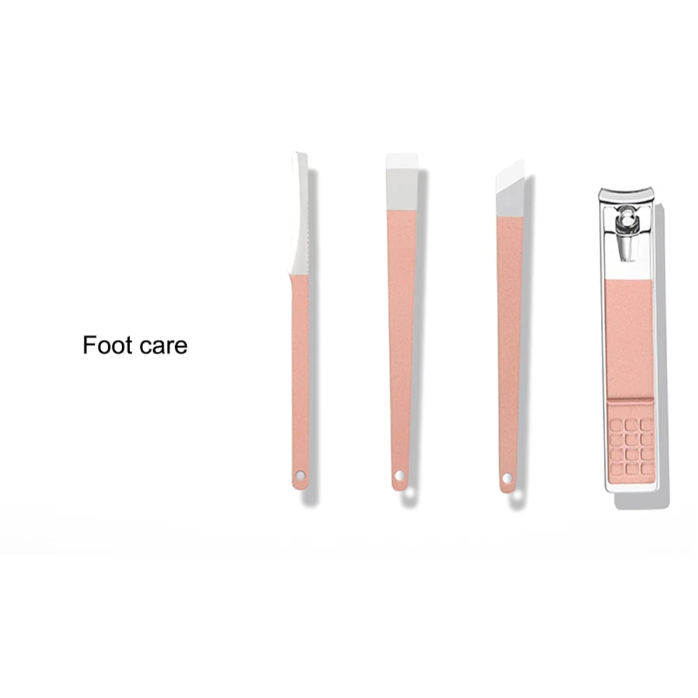 7/10/16/18pcs/set Stainless Steel Nail Clippers Scissors Set Kits Manicure Pedicure Care Set