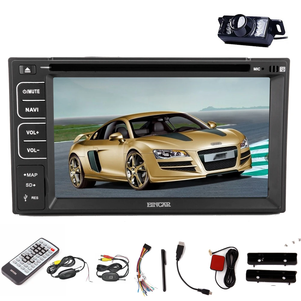 Clearance Navigation MP4 Head Unit Audio Touchscreen System Map Stereo Steering Wheel MP5 Music Car DVD Player CD GPS Auto Radio 14