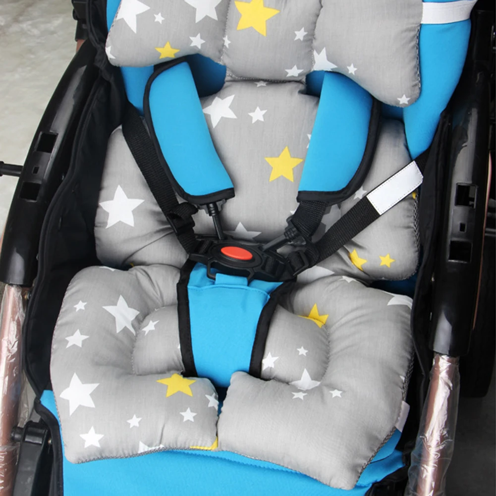 Мягкая Автомобильная подушка безопасности для детского складного хлопкового лайнера коляска сиденье коврик для ребенка Полный