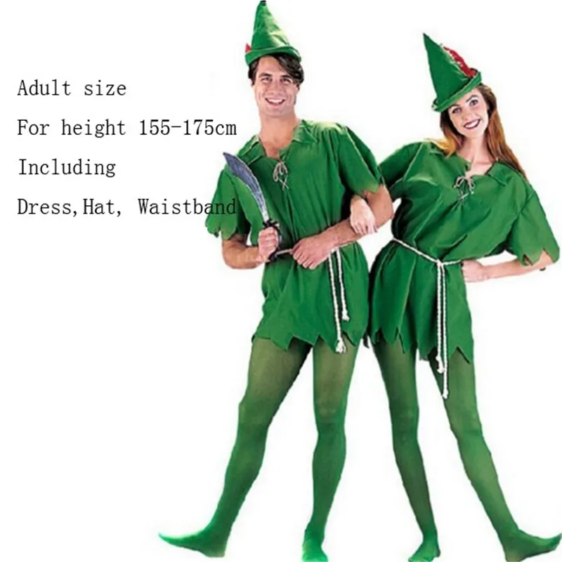 Halloween Party Cosplay Peter Pan Costume Child Kids Cartoon Movie Costume Sexy...