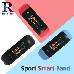 Мужской смарт-Браслет фитнес-трекер часы здоровье пульсометр кровяное давление монитор водонепроницаемый смарт-браслет для женщин Smartband