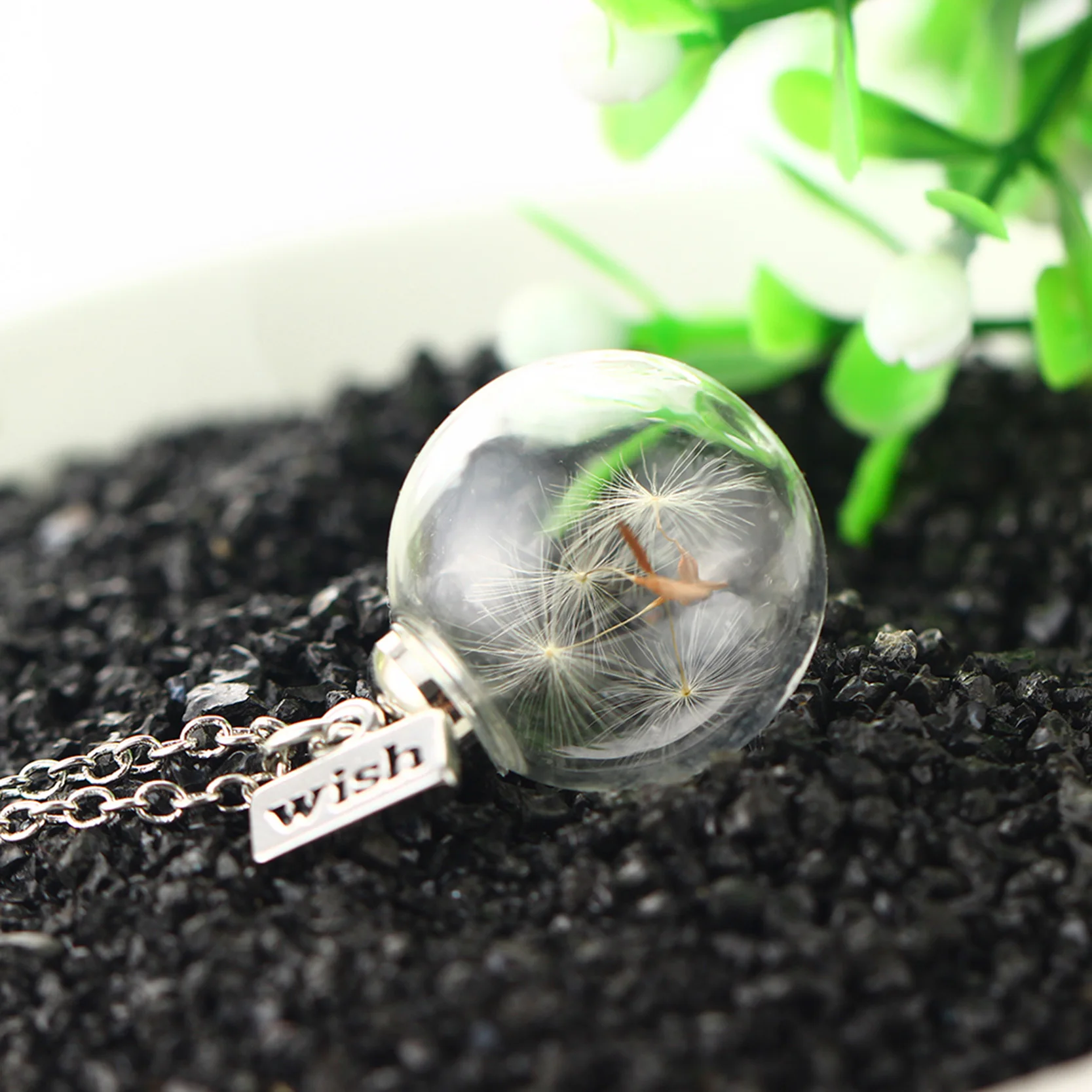 Женское Ожерелье цепочка с подвеской шариком|ball pvc|necklace kittennecklace ball |