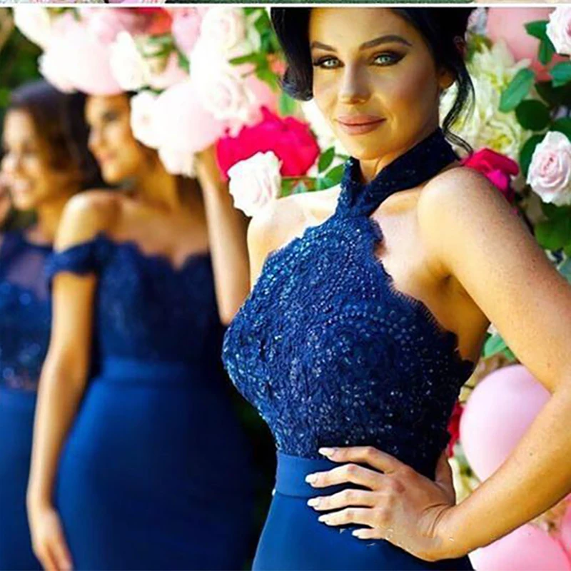 2017-navy-blue-mermaid-bridesmaid-dresses