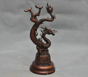 

China Fengshui Chinese Zodiac Dragon Bronze Statue