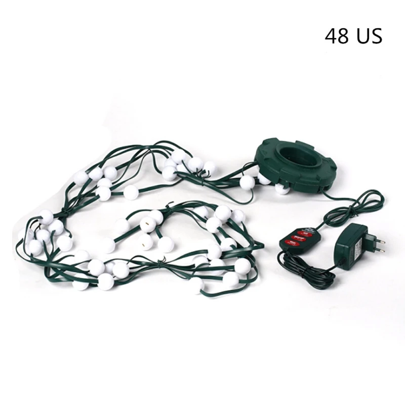 

64 LED Christmas tree string lights Indoor color change LED light Festive party decoration props flashing lights for Christmas