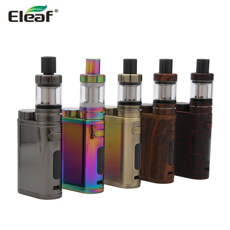 

Eleaf iStick Pico Starter Kit 75W Box MOD Vape wtih 2ML Melo III 3 Mini Tank E Cigarette New Colors