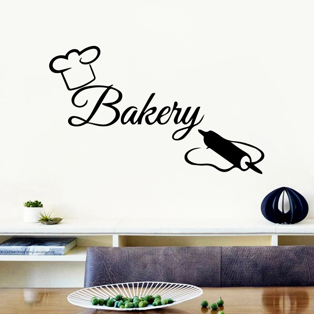 Creative Bakery Pvc Wall Decals Home Decor Waterproof Wall Decals Art Decals