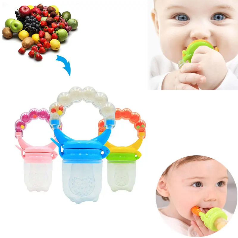 2018 Baby Pacifiers Food Nibbler  Nibler Nipple Pacifiers for Baby Fruit Feeder Nipples Feeding Safe Nipple Pacifier
