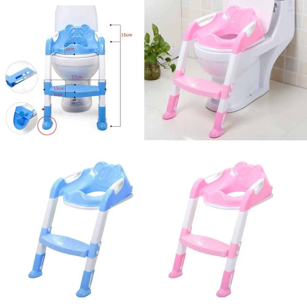

Baby Potty Training Adjustable Ladder Potty Infant Kids Folding Safety Child Seats Urinal Toilet Trainer Seat Pot For Children