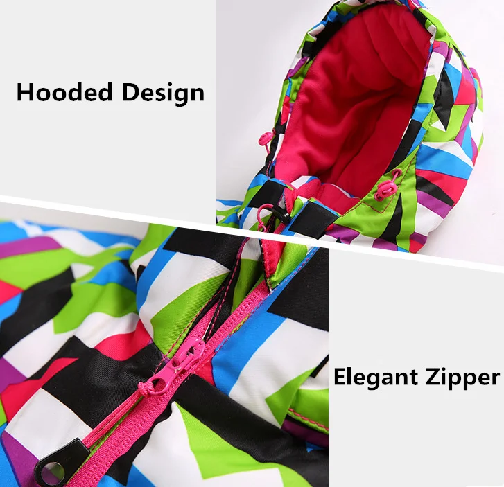 2018 Hot Sale Brand Boys/Girls Ski Suit Waterproof Pants+Jacket Set Winter Sports Thickened Clothes Children's Ski Suits