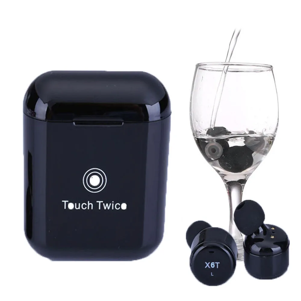 

X6T TWS Wireless Bluetooth Waterproof Headset Earphone wtih Charger Box Bass X3T Upgraded for Android IOS Phone Drop Shipping