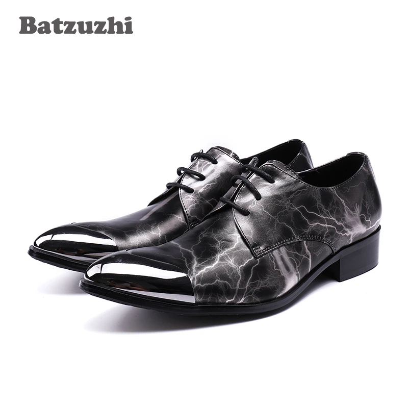 oxford pattern black shoes