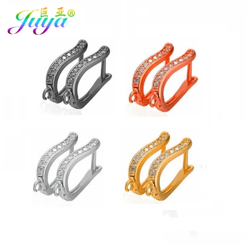 

Juya DIY Jewelry Findings Handmade Creative Leverback Earwire Earring Hooks Accessories For Women Hoop Dangle Earring Making