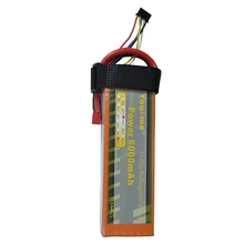 You&me 14.8V 6000mAh 4S 50C Max 100C RC Li-Poly Battery for RC Helicopter quadcopter
