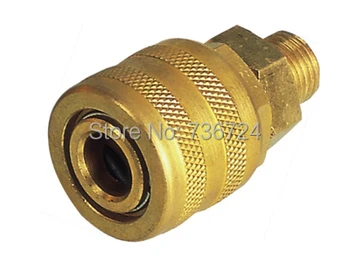 

50pcs 1/4" Npt male thread USA Aro type brass quick coupler pneumatic coupling fitting