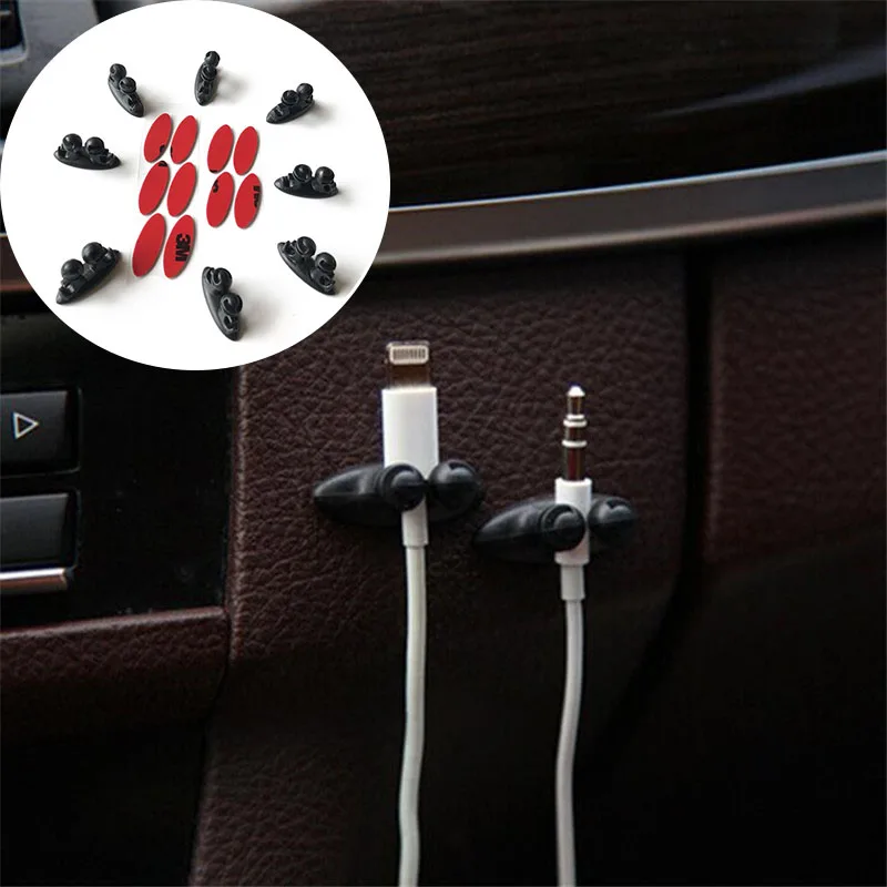 

8pcs Car Wire Clip Stickers for Toyota Camry Corolla RAV4 Yaris Highlander Land Cruiser PRADO Vios Vitz Reiz succeed Aqua Salvag