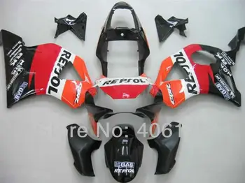 

For Honda 02 03 CBR900RR 954 CBR954RR 2002 2003 CBR900 RR Red Black Motorcycle Bodyworks Fairing Kit (Injection molding)