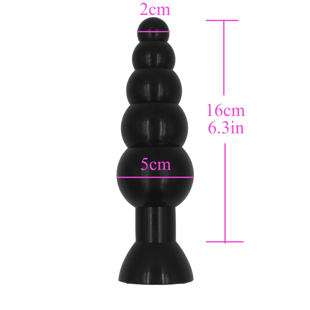 Big Anal Butt Plug Toys, Large Silicone Anal Beads Plug Dildo, Sex Products for Men Women couples4