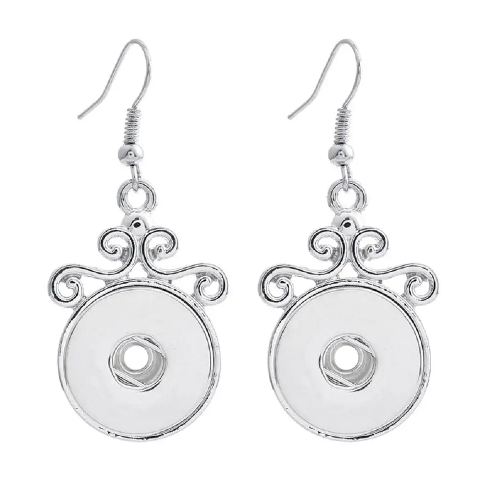 

JaynaLee DIY Ginger snaps earring snap jewelry Fit 18mm Snap snaps for women men gifts GJE8003