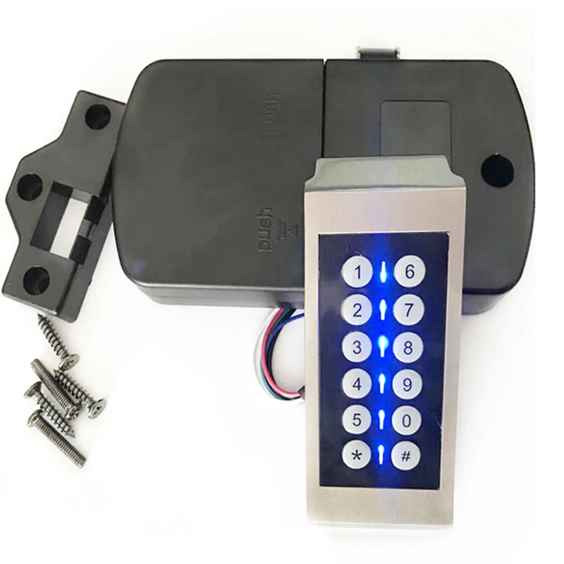 

Security Electronic Smart Door Lock Touch Screen Lock Digital Code Keypad Wardrobe Keyless Smart Home