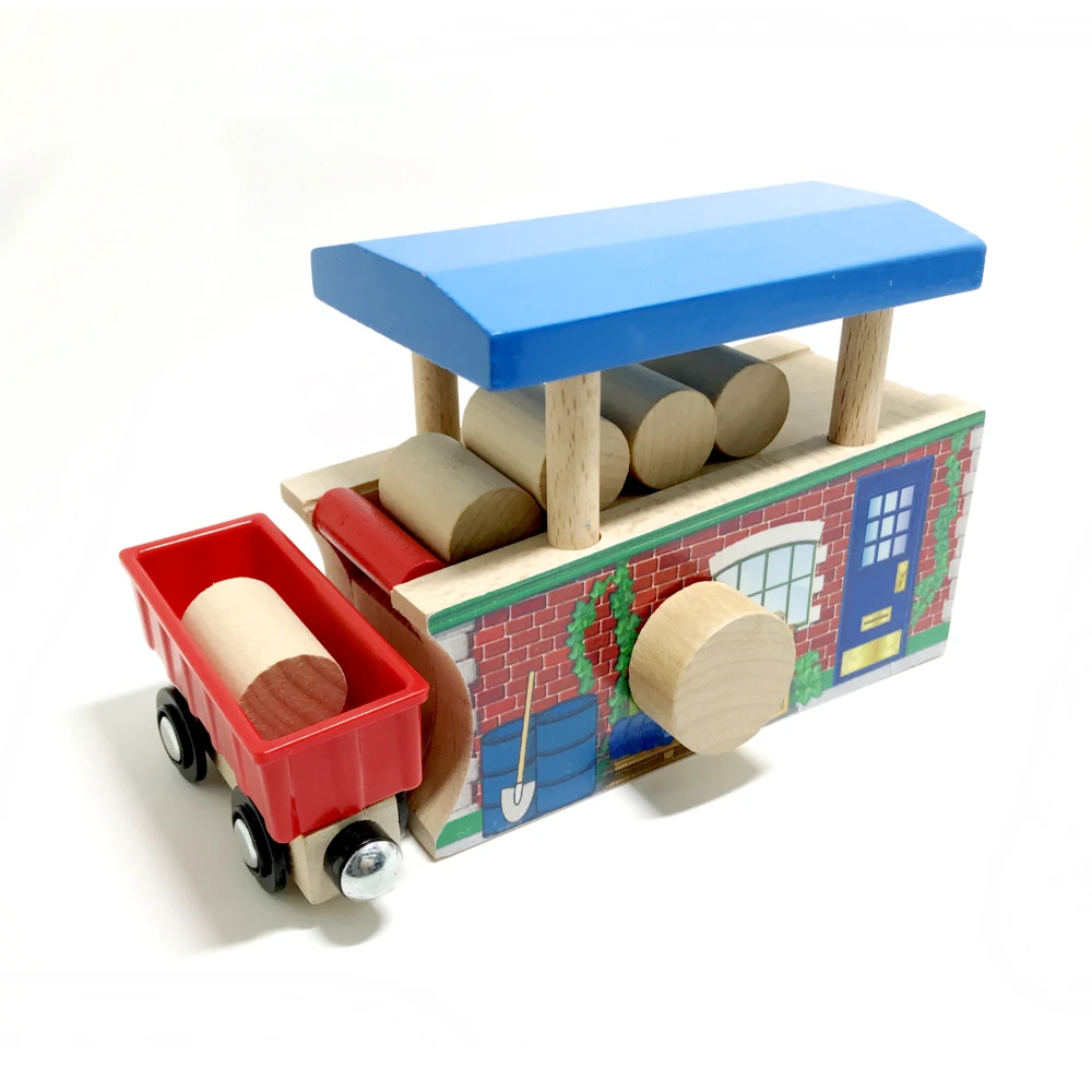 

P142 Wooden Thomas bulk train track accessory, loader, wooden track bulk accessory, compatible with wooden Thomas train track