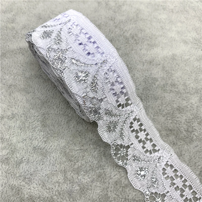 1 Yard Beautiful embroidered Glittery lace trimming ribbon Net Wedding dress 1 Yard Beautiful embroidered Glittery lace trimming ribbon Net Wedding dress