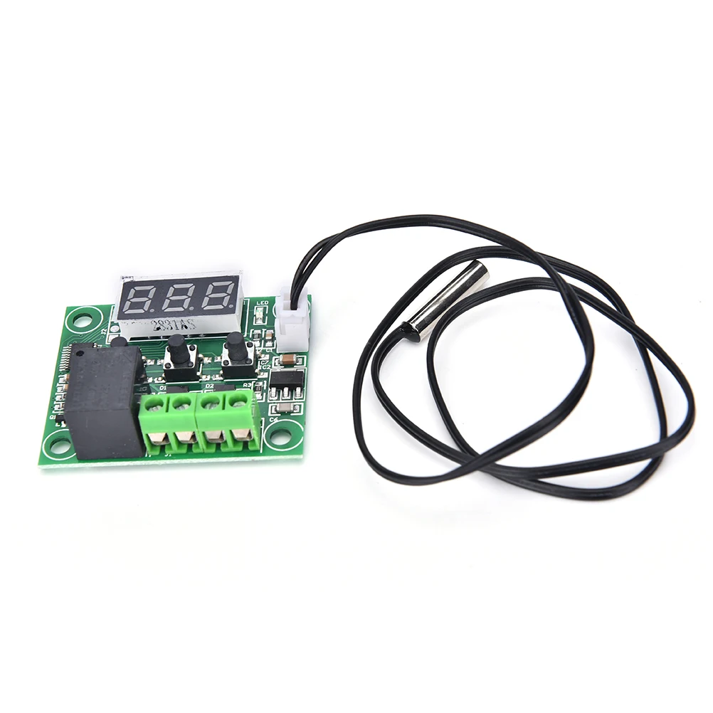 1PCS DC 12V Mini Thermostat Digital LED Thermostat Temperature Control