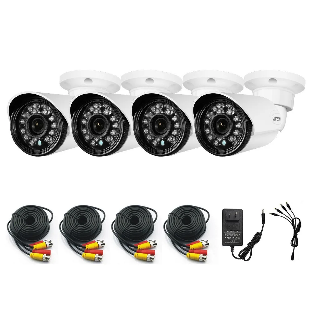 H. VIEW AHD камера 4 шт. 1.0MP CMOS ИК ночного видения CCTV домашняя система безопасности