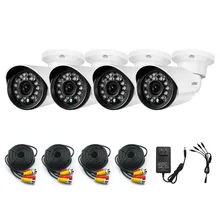 

Hotting AHD Camera 4PCS 1.0MP CMOS IR Night Vision CCTV Camera Home Security System Outdoor Waterproof Surveillance Camera