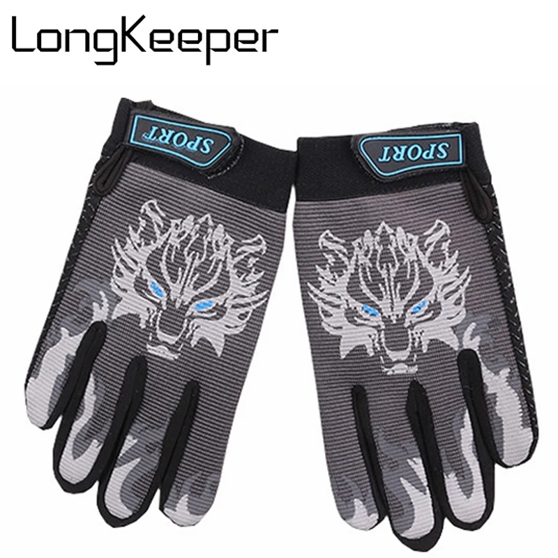 LongKeeper милые спортивные перчатки для детей От 4 до 12 лет, для мальчиков и девочек перчатки без пальцев митенки Детские Полный палец Мультяшные перчатки G253