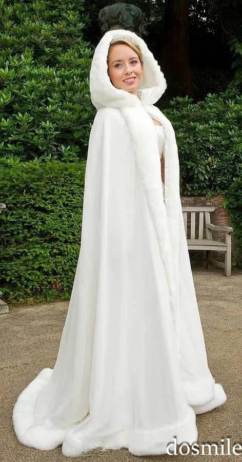 winter wedding cape