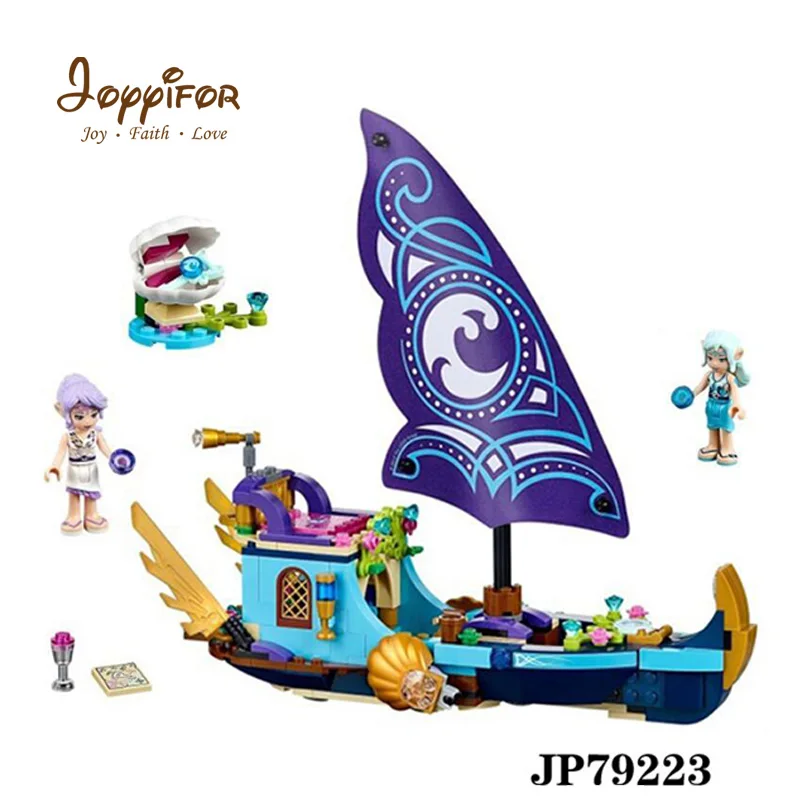 Joyifor 331 шт. Elves lele фигурка Naida Epic Adventure корабль строительные блоки игрушки для детей