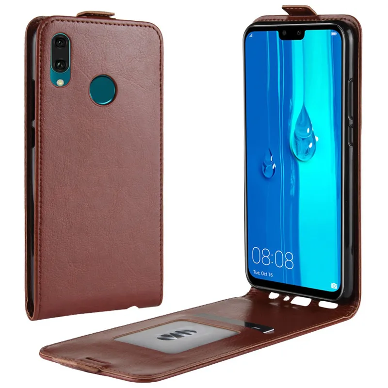 Huawei Y9 2019 чехол huawei крышки PU кожаный для телефона JKM-LX3 JKM-LX1 Y 9 Y92019 флип | Мобильные