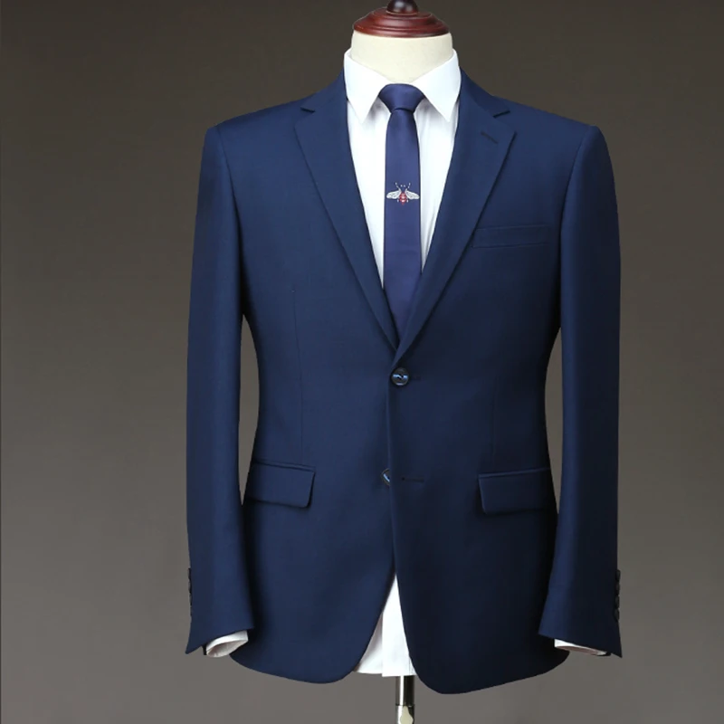 Bespoke Business Suit Groom Wedding Suit Fashion Color Slim Fit for Men Best Men Suit Prom Party Suits 2 Pieces (Jacket+Pants)