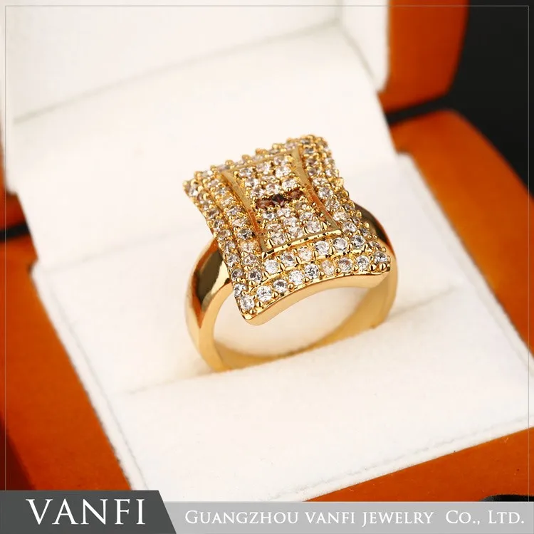 Kfvanfi Роскошные кубический цирконий для женщин кольцо Мода Качество золото цвет заполнены проложить установка мини Циркон Обручальное кольц