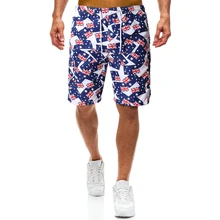 Мужские пляжные спортивные шорты флаг Австралии Свободное длинное платье с длинными рукавами брюки шорты с принтом